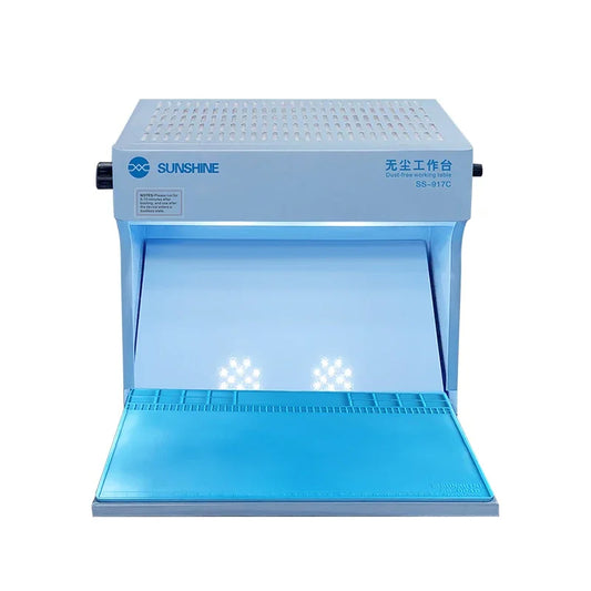 SS-917C Dust Free Room Anti Dust Working Bench Adjustable Wind Cleaning Room For Phone ipad Refurbish Repair Workbench
