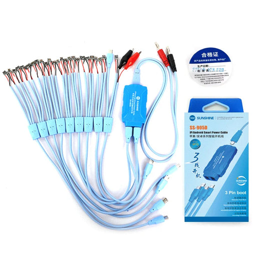 SS-905D V8.0 Smart Power Boot Line Cable Applicable to Apple and Android phone repair and activation