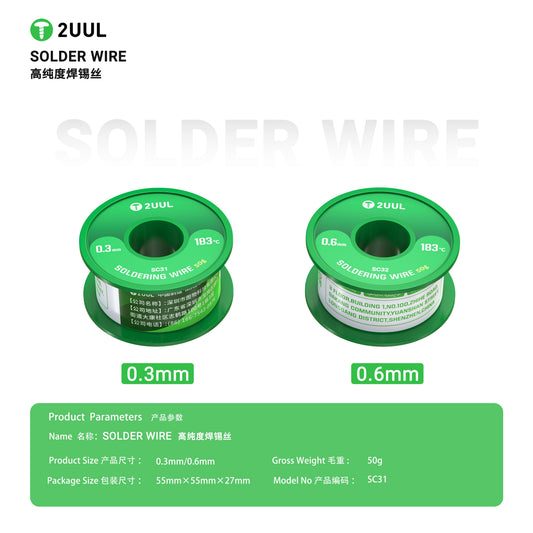 183℃ Tin Wire Rosin Solid Flux Core Solder Wire