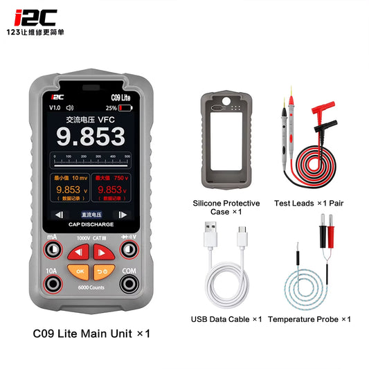 I2C C09 Lite Digital Multimeter Auto Range