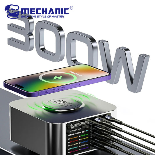 MECHANIC X-Power MAX 300W Wireless Smart Charger QC PD Desktop multi-port fast charger