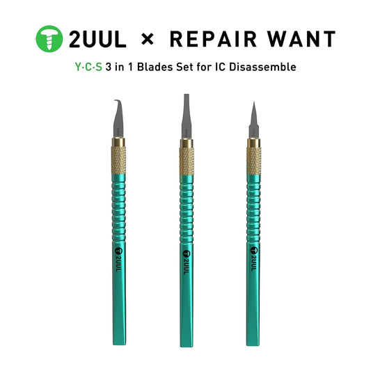 2UUL Repair Want DA12 YCS 3 in 1 Blades Set
