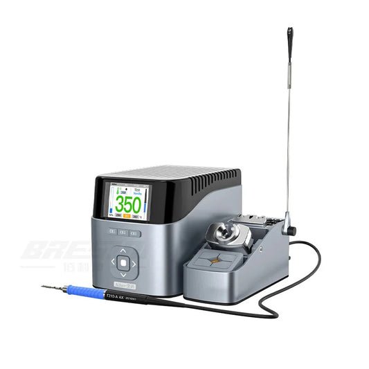 Aixun T410  dual-channel intelligent soldering station with a single handle for circuit board soldering