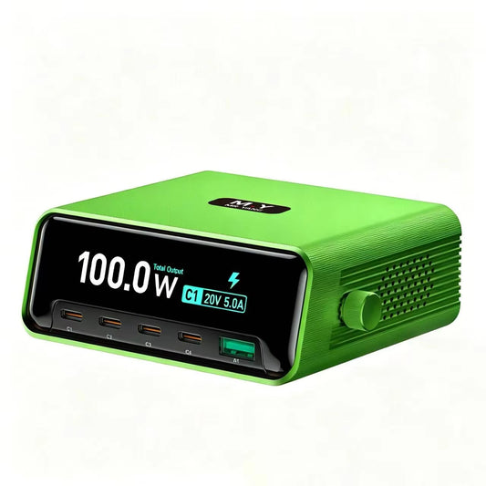 YCS M.Y 100W 5-Port USB Charger Station Manual Tool