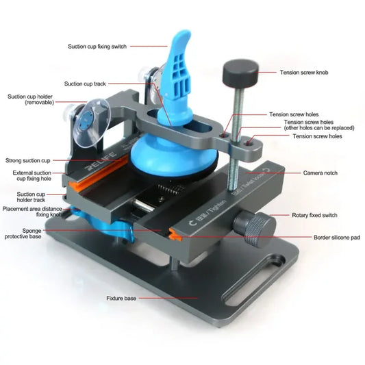 RL-601SL Plus 2in1 Universal Mobile Phone Heating Free Screen Removal Separation Removal Mobile Phone Back Cover Clamp