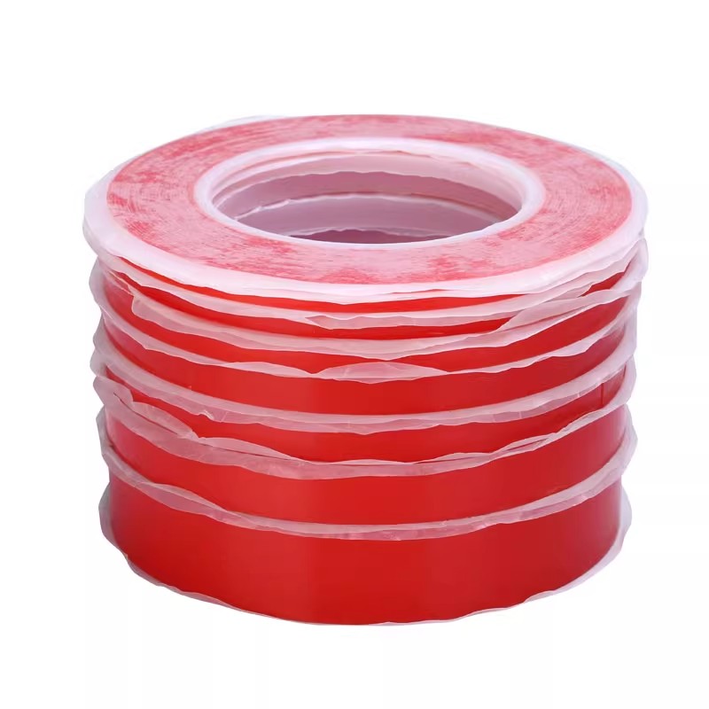 0.2MM 1/2/3/5/10/12mm 25M Strong PET Red Film