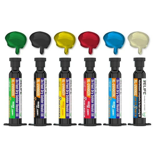 RELIFE RL-UVH902 Motherboard flying line 3 seconds quick dry oil For Motherboard BGA PCB flying line curing oil maintenance tool