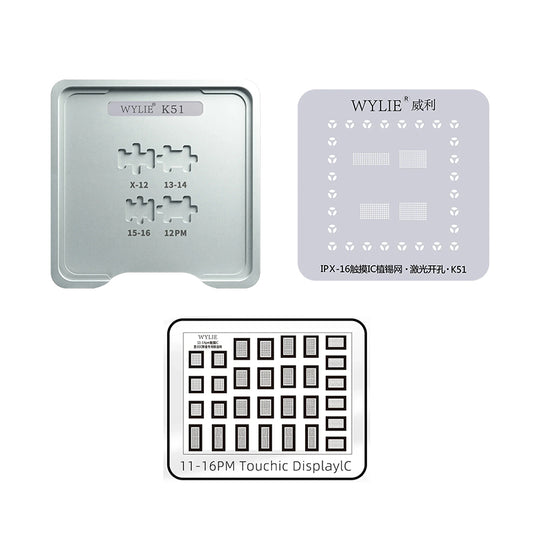 WYLIE K51 Magnetic Soldering Platform for iPhone X-16 Series