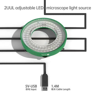 2UUL Adjustable LED Microscope Light Source