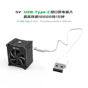 2UUL Black Whirlwind Cooling Fan CUUL