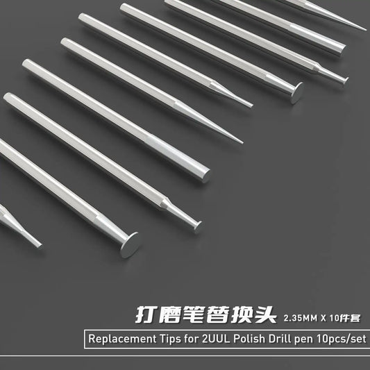 DA02 Replacement Tips for Polish Drill Pen 10pcs/set
