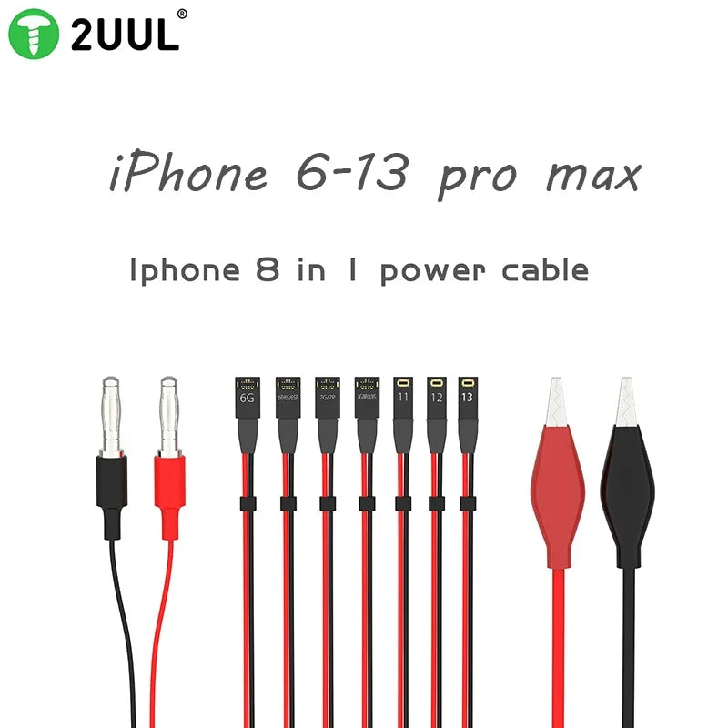 2UUL Ultra Soft Power Line iphone 8 in 1 power cable