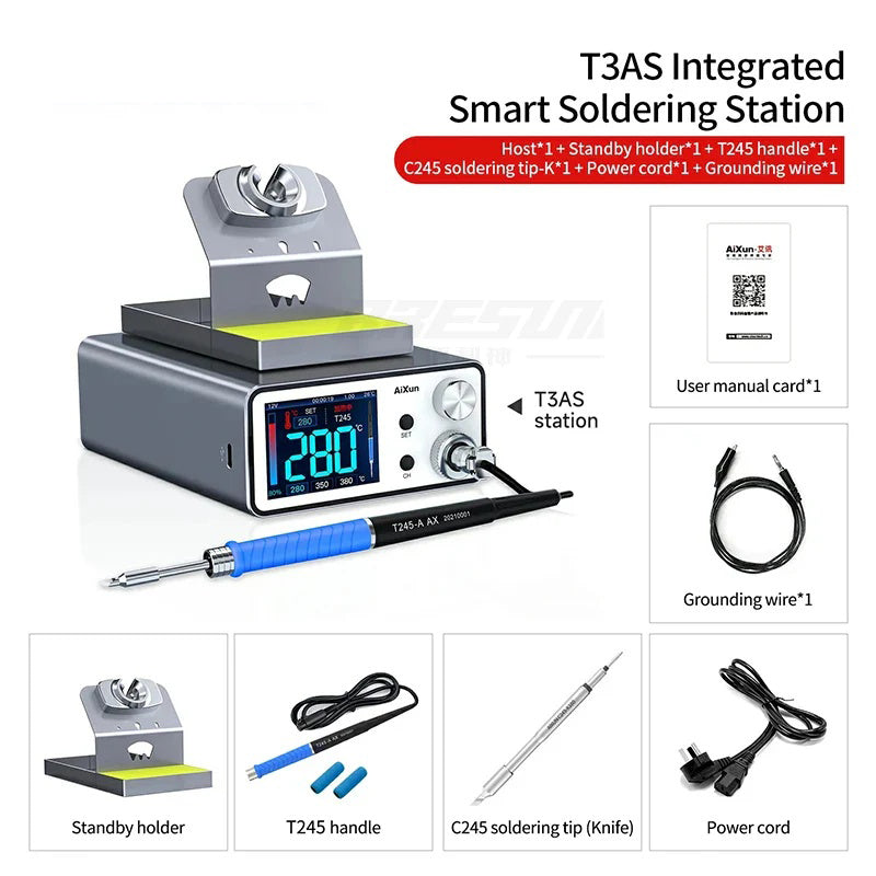 AiXun T3AS & T3BS Smart Soldering With Electric Soldering Iron