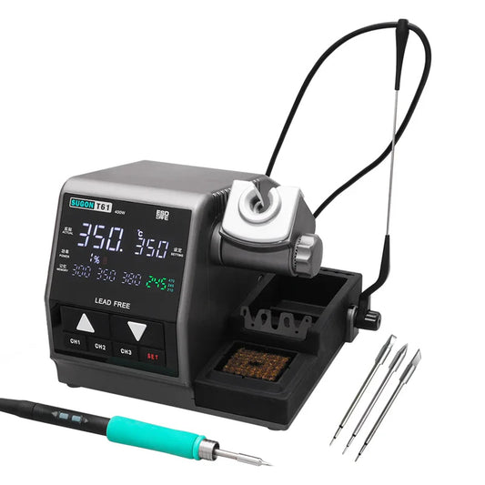 SUGON T61 Soldering Station 400W Welding Rework Station