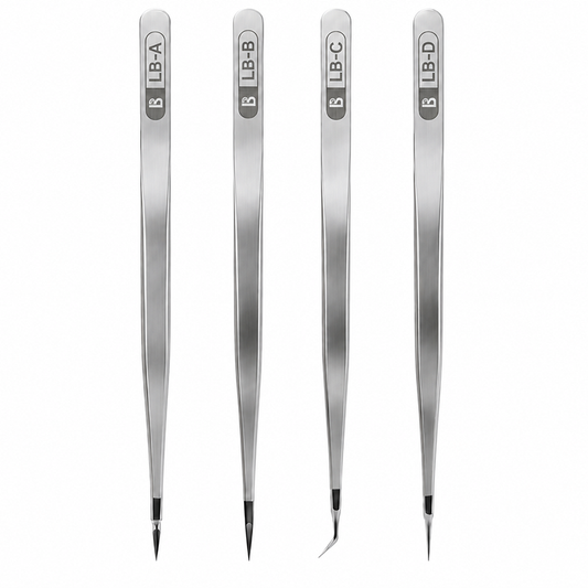 LB TOOL Ruiqing Series Stainless Steel Tweezers LB-A/B/C/D