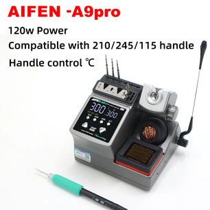 AIFEN A9pro Soldering Station Compatible Original Soldering Iron Tip 210/245/115 Handle Control Temperature Welding Rework