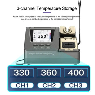 GVM H3 3-in-1 Smart Soldering Station 2S Rapid Heating