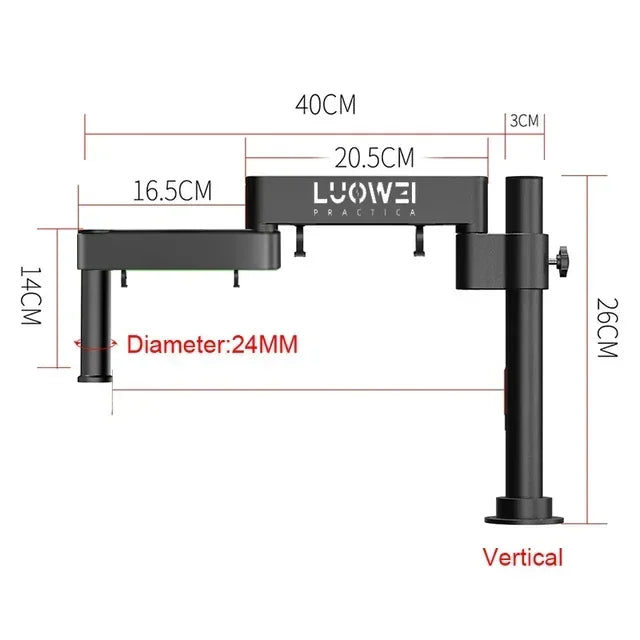 Luowei LW-017 Microscope 360° swing arm