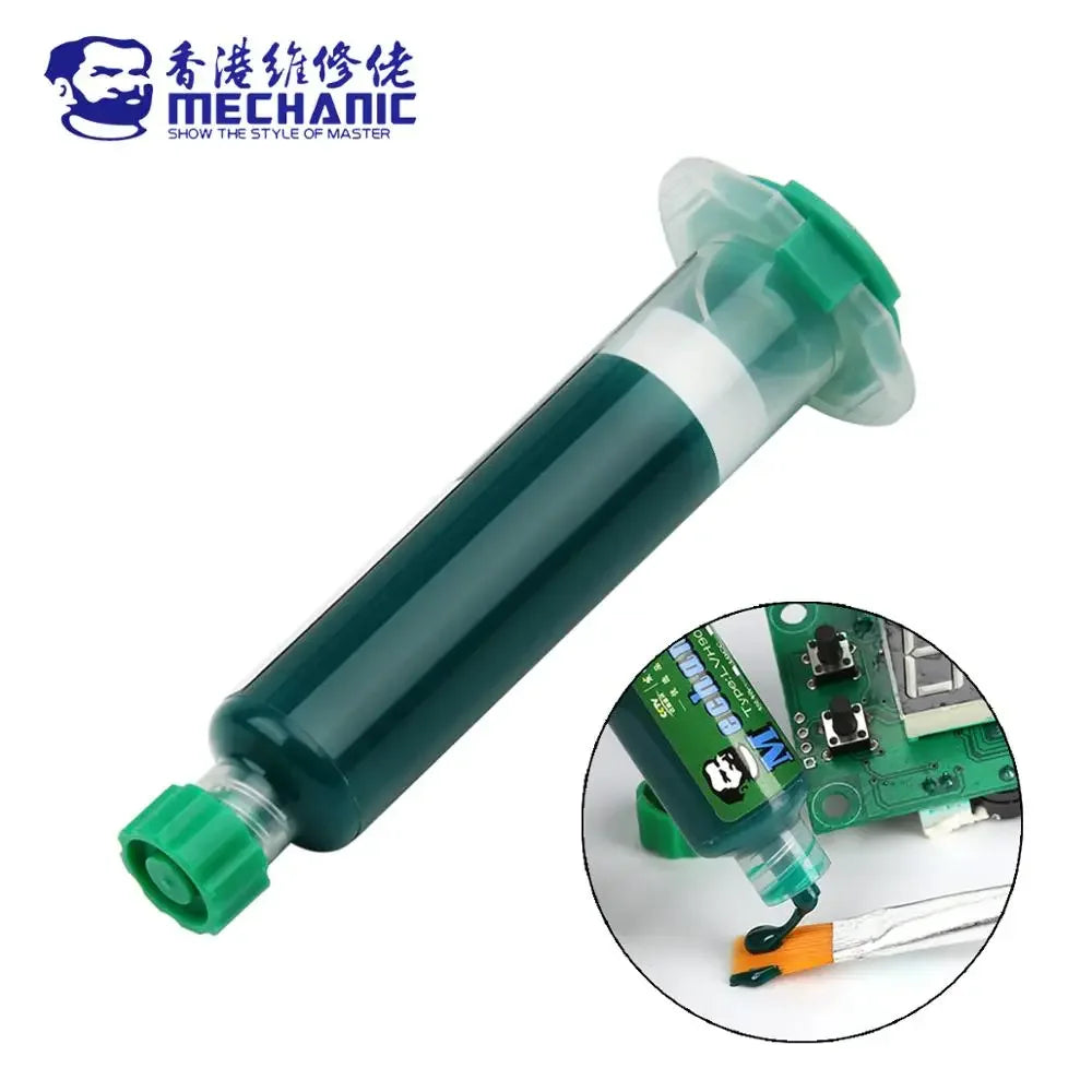 LOCADENCE 6-Pack UV Cure Solder Mask Ink - High Insulation For PCB Repair & Circuit Board Protection