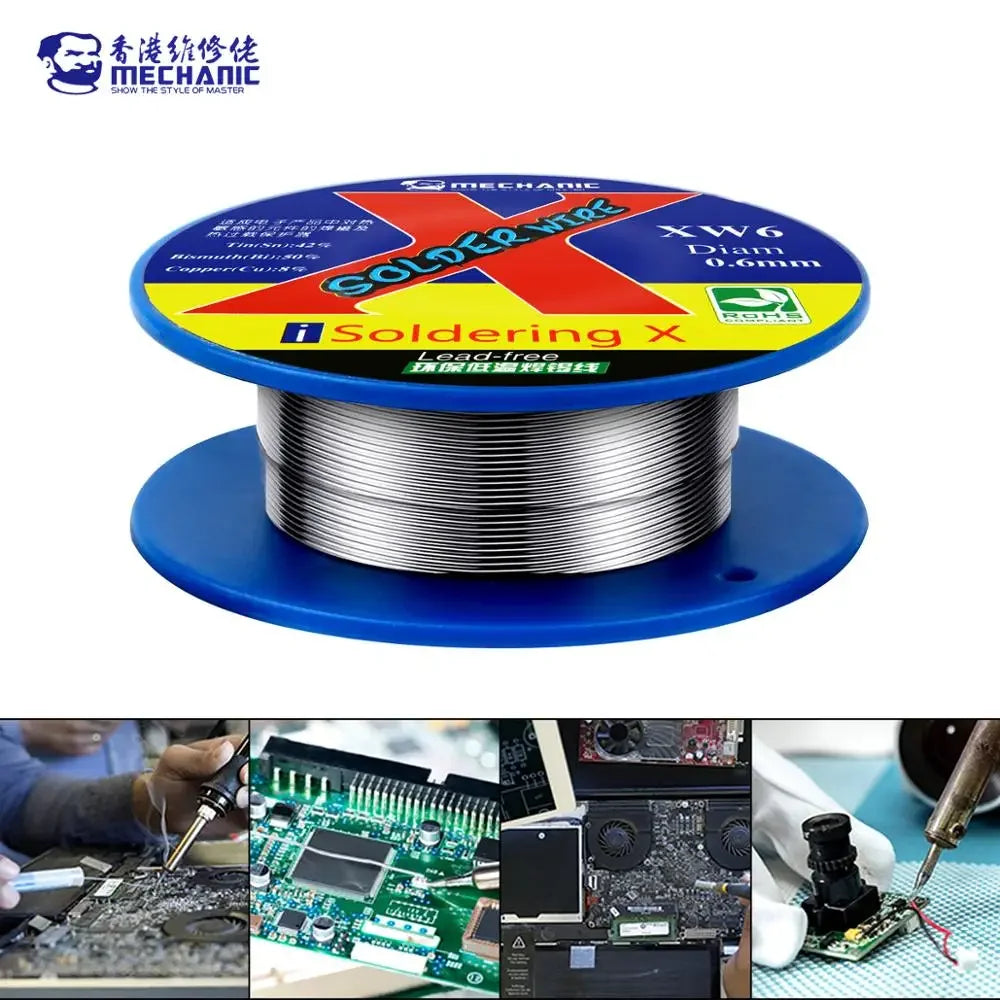 MECHANIC 50g 138℃ Low Melting Point High-Purity Solder Wire