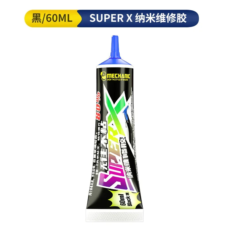 MECHANIC SUPER X 60ML Black/Transparent Special Sealant