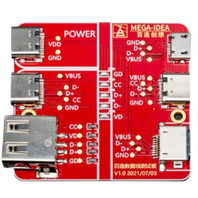 Data Line Continuity Detection Board Fixture