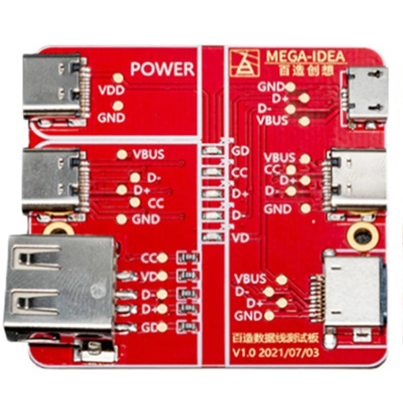 Data Line Continuity Detection Board Fixture