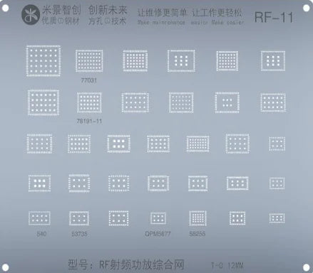 MIJIGN RF Power amplifier integrated network RF-10/RF-11