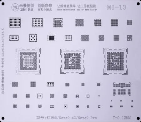 MIJING fixed sliding groove tin net MI-1/MI-14 For XIAOMI