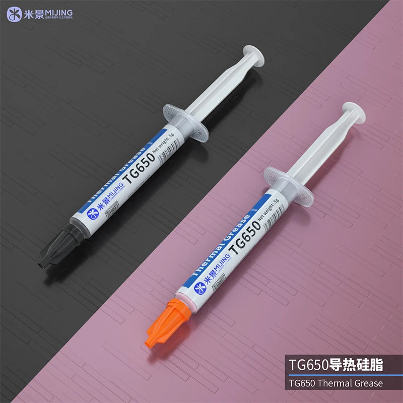 MJ TG650 Thermal silicone grease cpu silicone cooling glue