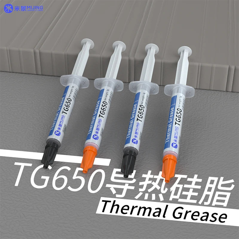 MJ TG650 Thermal silicone grease cpu silicone cooling glue