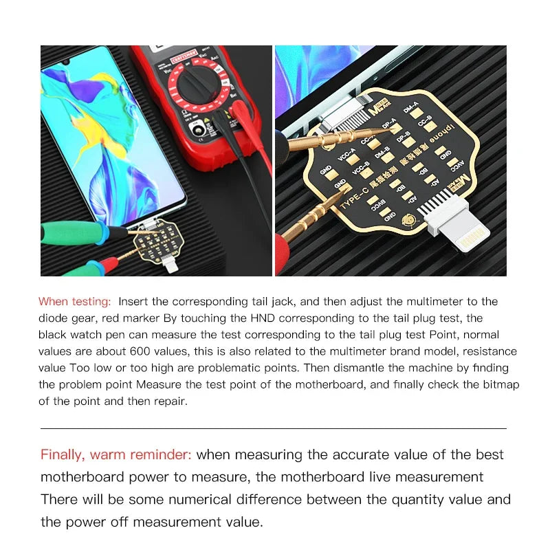 Mobile Phone Tail Plug Test Fast Charge Board