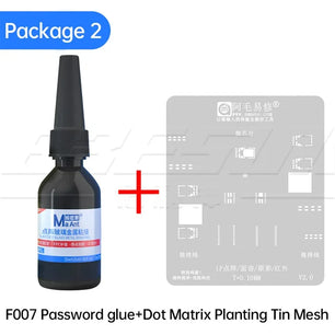 MY-F007 Password glue dot matrix face glass glue