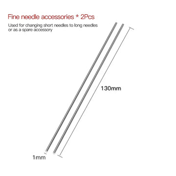 Fine Needle 2Pcs