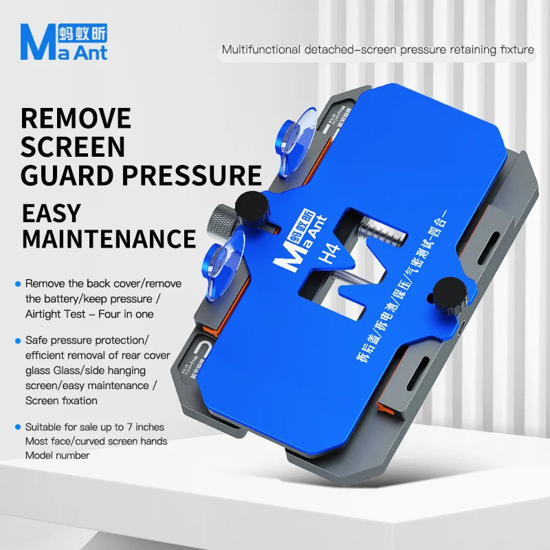 MaAnt H4 detached-screenpressure retaining fxture