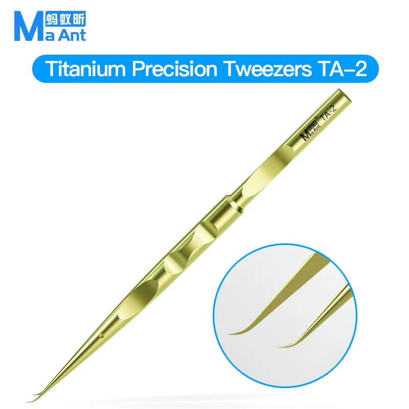 MaAnt Titanium alloy precision tweezers TA-1 TA-2