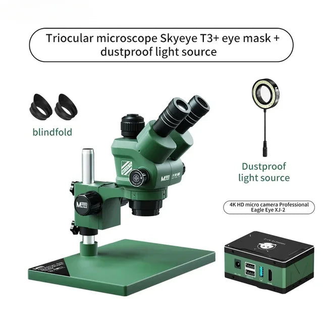 Triocular microscope Skyeye T3 with 7-45x zoom lens