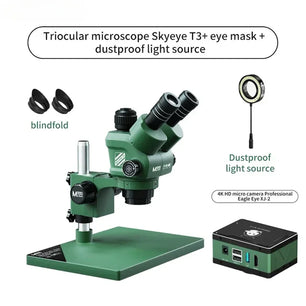 Triocular microscope Skyeye T3 with 7-45x zoom lens