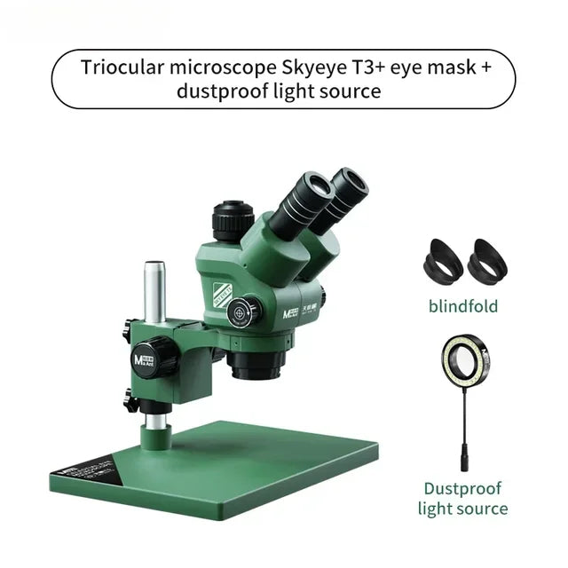 Triocular microscope Skyeye T3 with 7-45x zoom lens