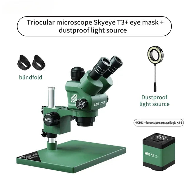 Triocular microscope Skyeye T3 with 7-45x zoom lens