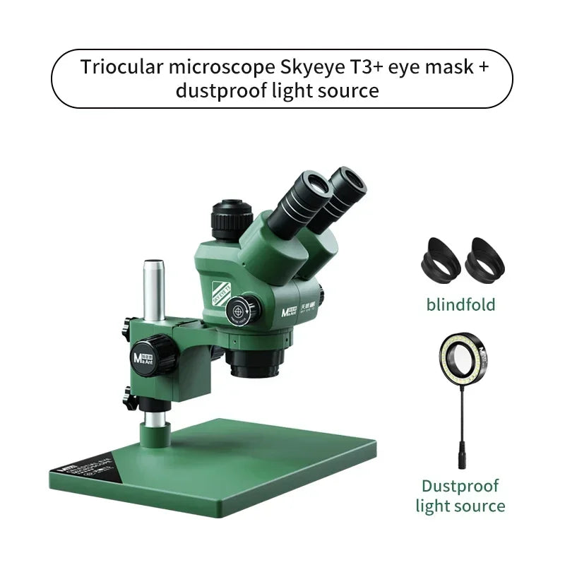 Triocular microscope Skyeye T3 with 7-45x zoom lens