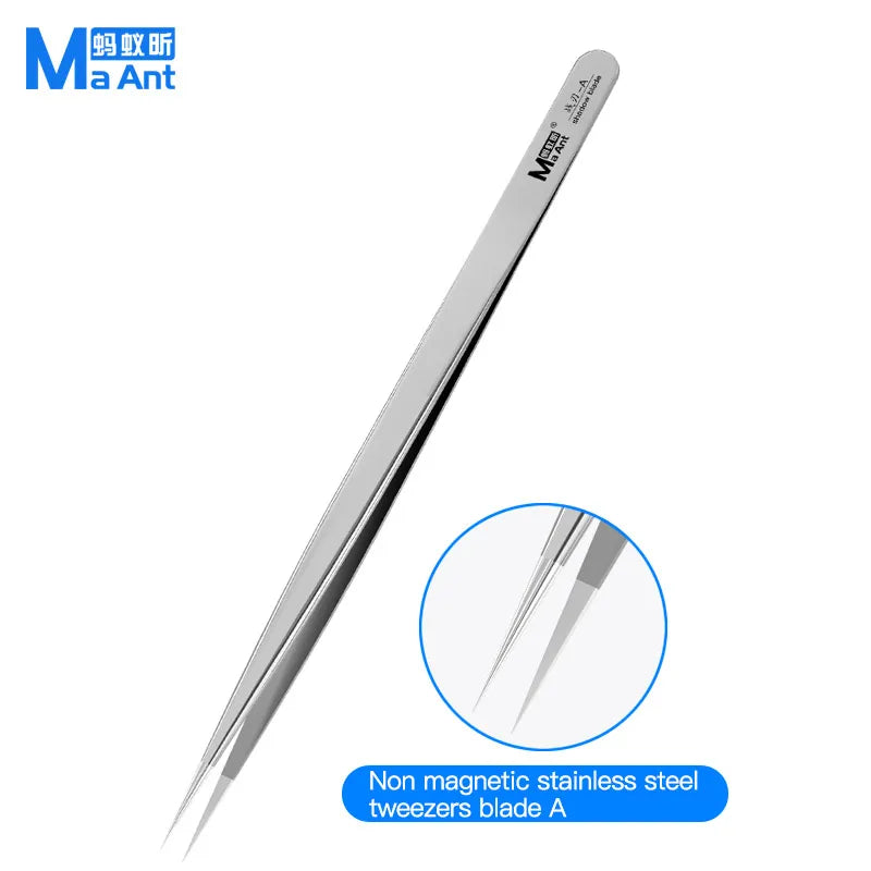 MaAnt Warblade-A precision non-magnetic tweezers