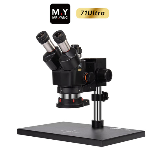 YCS MR.YANG 71 ULTRA trinocular Microscope 6.5-58X