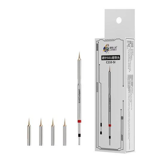 LANRUI S01 C210 Soldering Iron Tip with 4 Tips