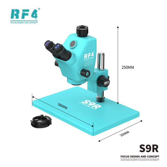 RF4 S9R Industrial Trinocular Stereo Microscope