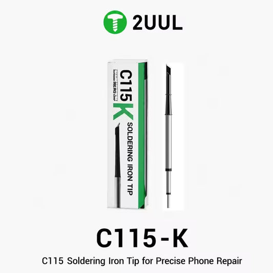 2UUL C115 K/I/S Soldering Iron Tip Tool  for Phone PCB board Repair