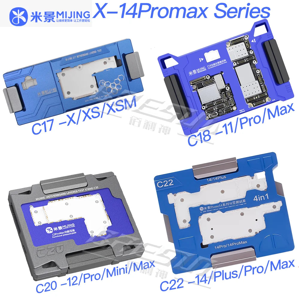 MiJing C17 C18 C20 C21 C22  Main board layered test rack for Phone X-14PM