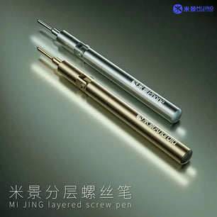 Mijing 360° Rotation Foldable Magnetic layered screw pen