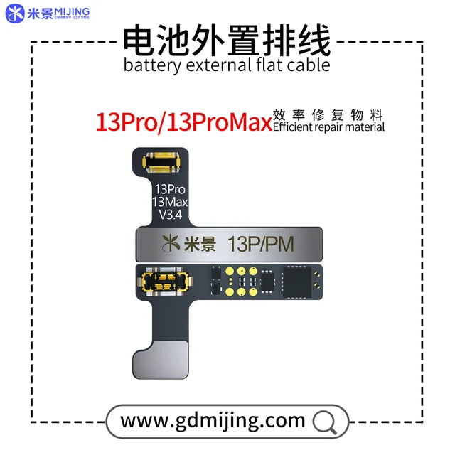 Mijing Battery Repair Flex Cable For iPhone 11-13 Pro Max Mini  Programmer