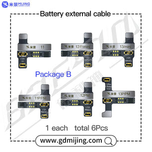 Mijing Battery Repair Flex Cable For iPhone 11-13 Pro Max Mini  Programmer